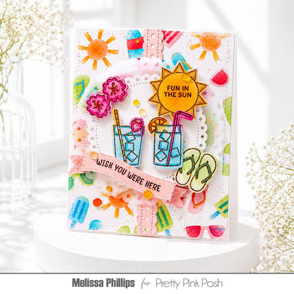 Summer Banner Greetings Stamp Set