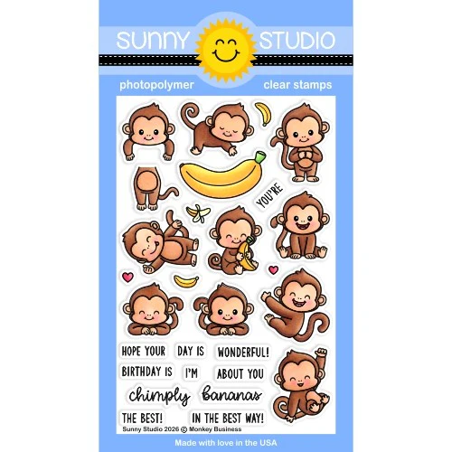 Monkey Business Stamp Set