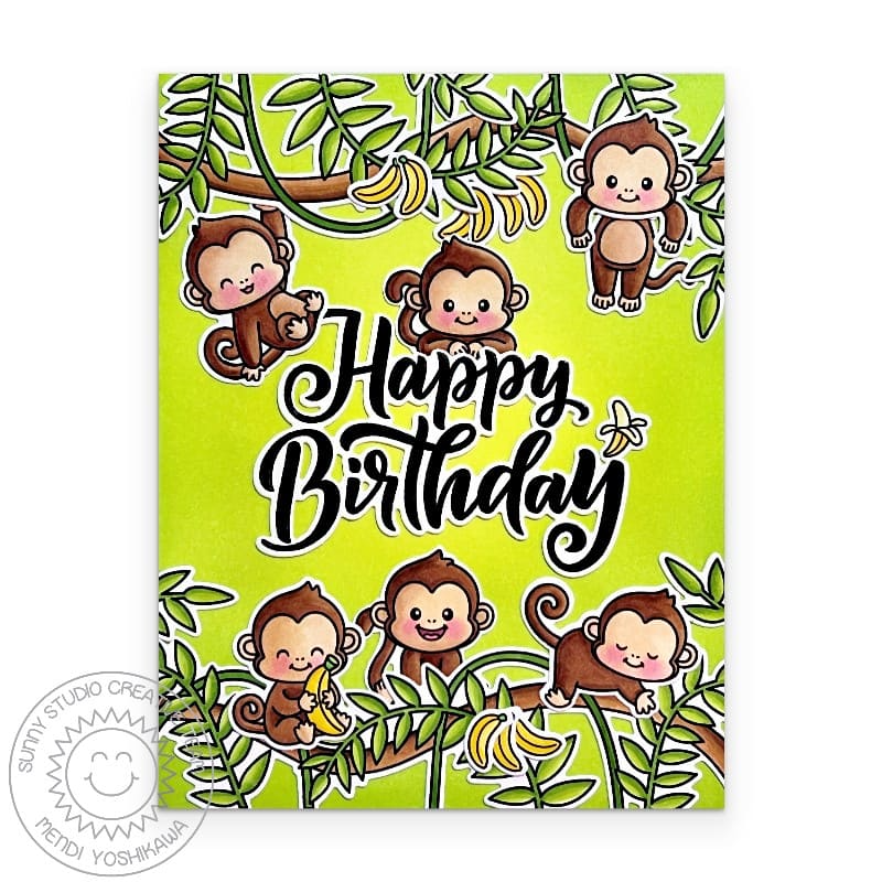 Monkey Business Stamp Set