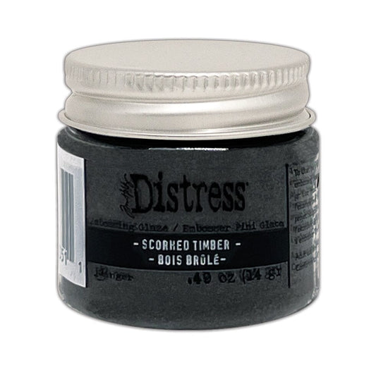 Distress Embossing Glaze Scorched Timber