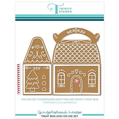 Gingerbread House Treat Box Add-on Dies