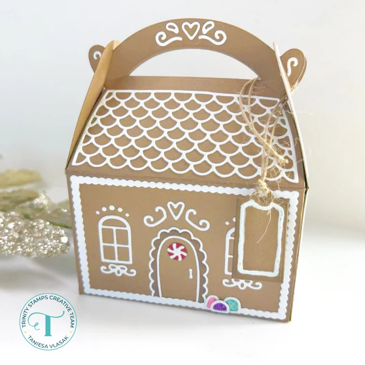 Gingerbread House Treat Box Add-on Dies
