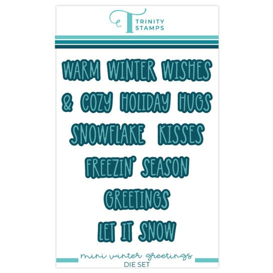 Mini Winter Greetings Die Set 