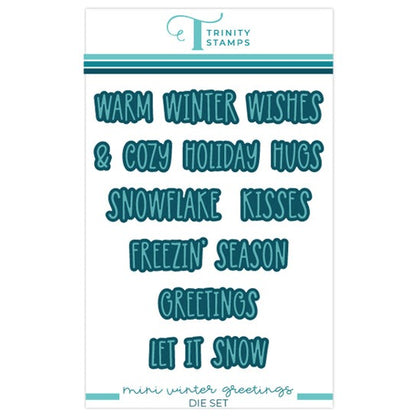 Mini Winter Greetings Die Set 