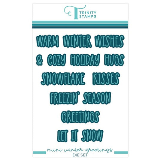 Mini Winter Greetings Die Set 