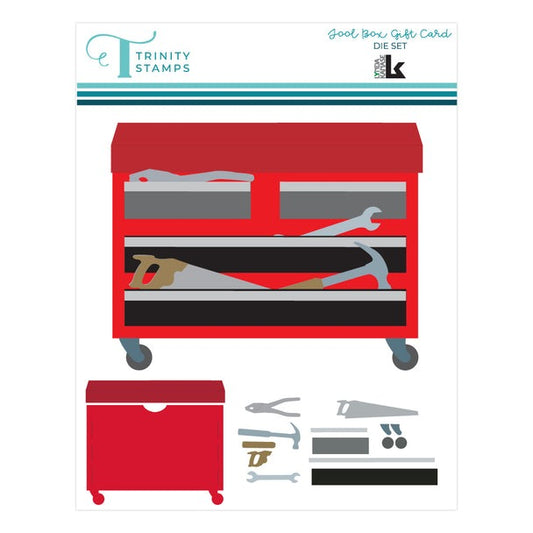 Tool Box Gift Card Holder Dies