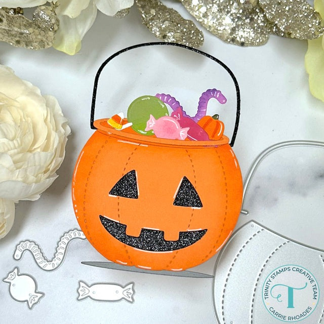 Pumpkin Candy Bucket Die