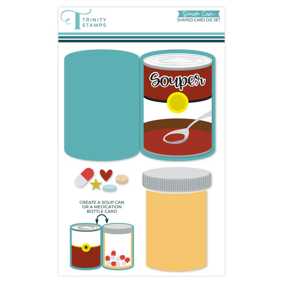 Soup Can-Shaped Card Dies