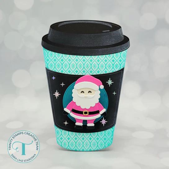 Take-Out Coffee Cup Shaped Card Dies