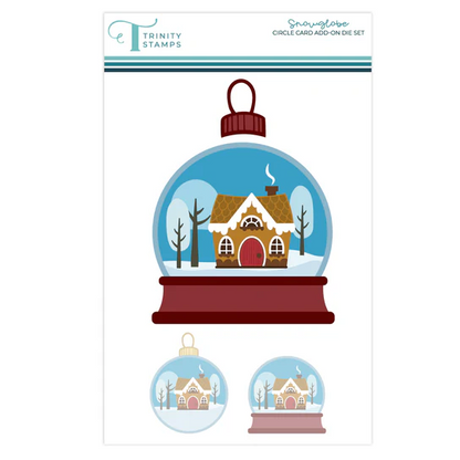 Snowglobe Circle Card Add-On Dies