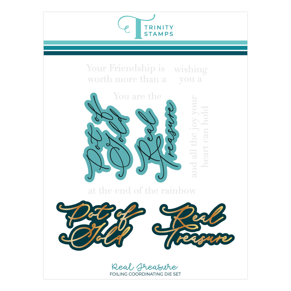 Real Treasure Coordinating Cut & Foil Die Set