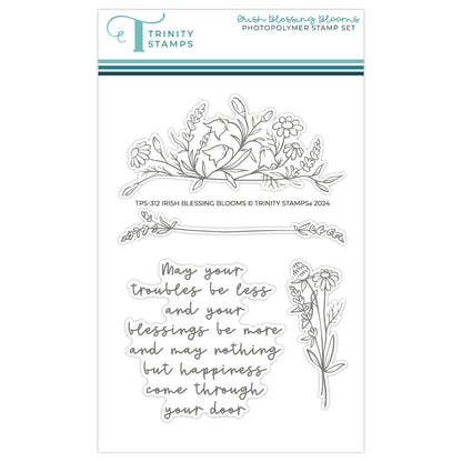 Irish Blessing Blooms Stamp Set