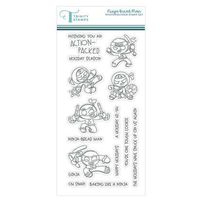 Ninja-Bread Man Stamp Set 