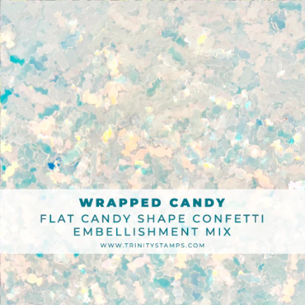 Wrapped Candy Flat Confetti Embellishment Mix 