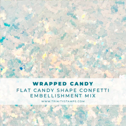 Wrapped Candy Flat Confetti Embellishment Mix 