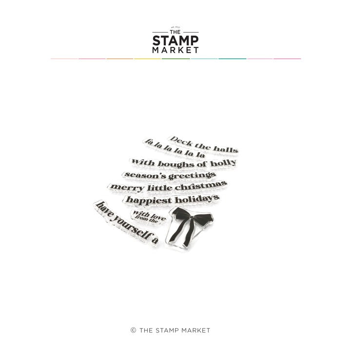Festive Garland Greetings Stamp Set