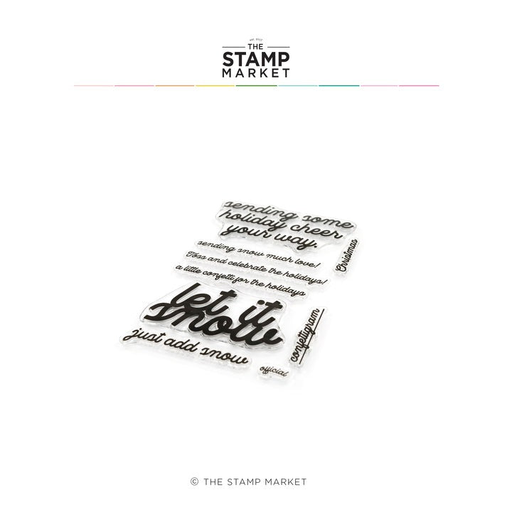 Sending Some Cheer Confettigram Stamp Set