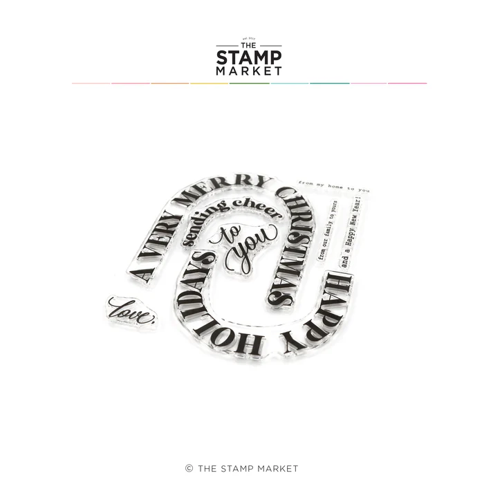 Arched Holiday Greetings Stamp Set