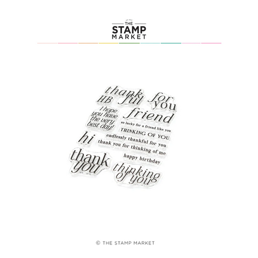 Friendly Thoughts Stamp 
