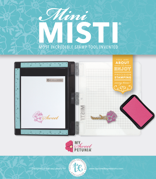 Teal Mini MISTI Laser Etched