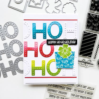 Ho Ho Ho Word Die