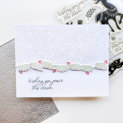 Tin Punch Snowflakes Cover Plate Die