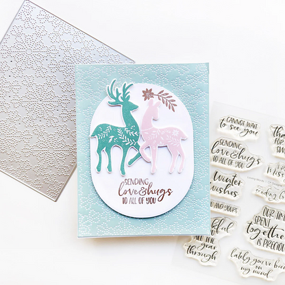 Tin Punch Snowflakes Cover Plate Die