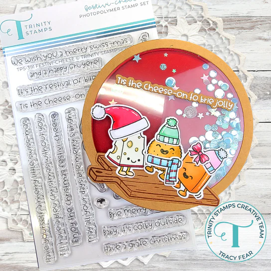 Snowglobe Circle Card Add-On Dies
