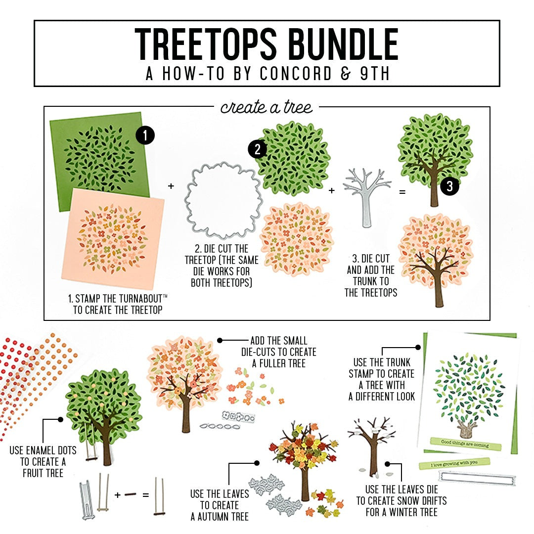 Treetops Turnabout™ Stamp Set