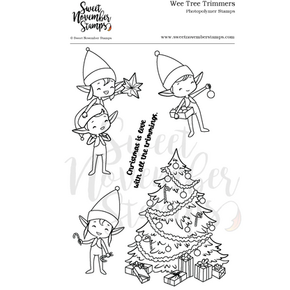 Wee Tree Trimmers Stamp Set