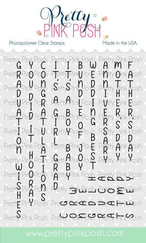 Upright Greetings Occasions Stamp Set