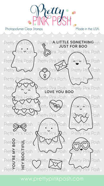 Valentine Ghost Friends Stamp Set