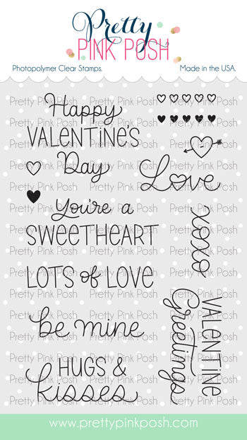 Valentine Greetings Stamp Set