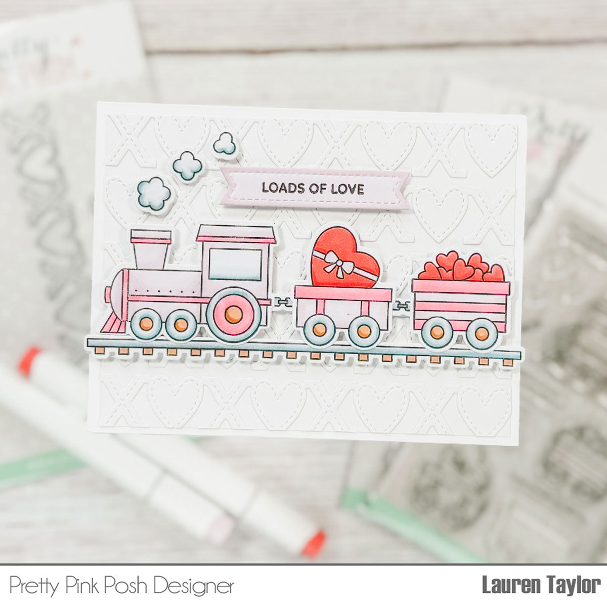 Valentine Train Stamp Set