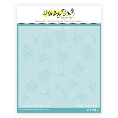 Very Merry Stencil Set