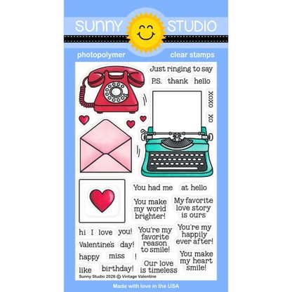 Vintage Valentine Stamp Set