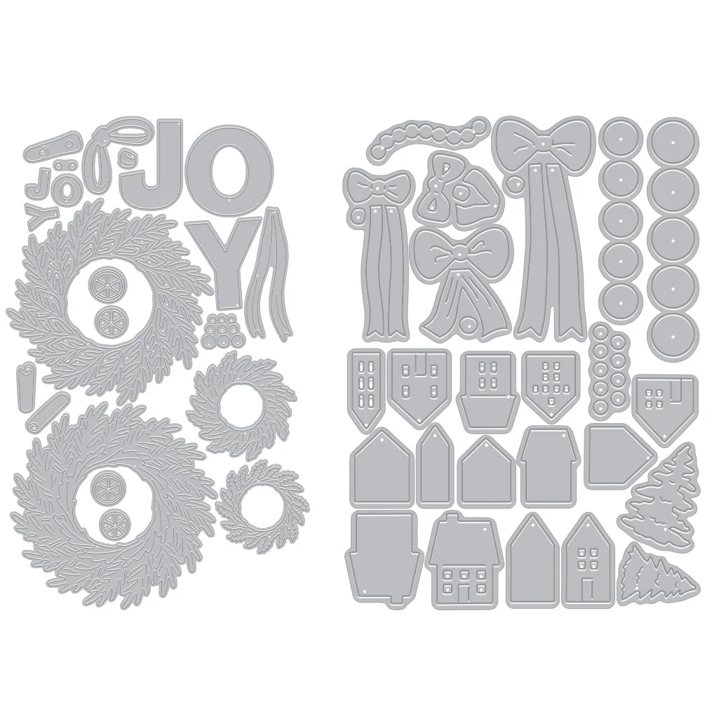 Winter Wreath Die Bundle