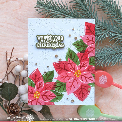 Family Christmas Sentiments Stamp & Die