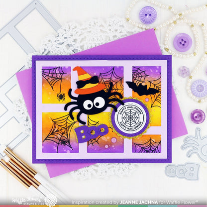 Postage Collage Spider Web Stamp Set 