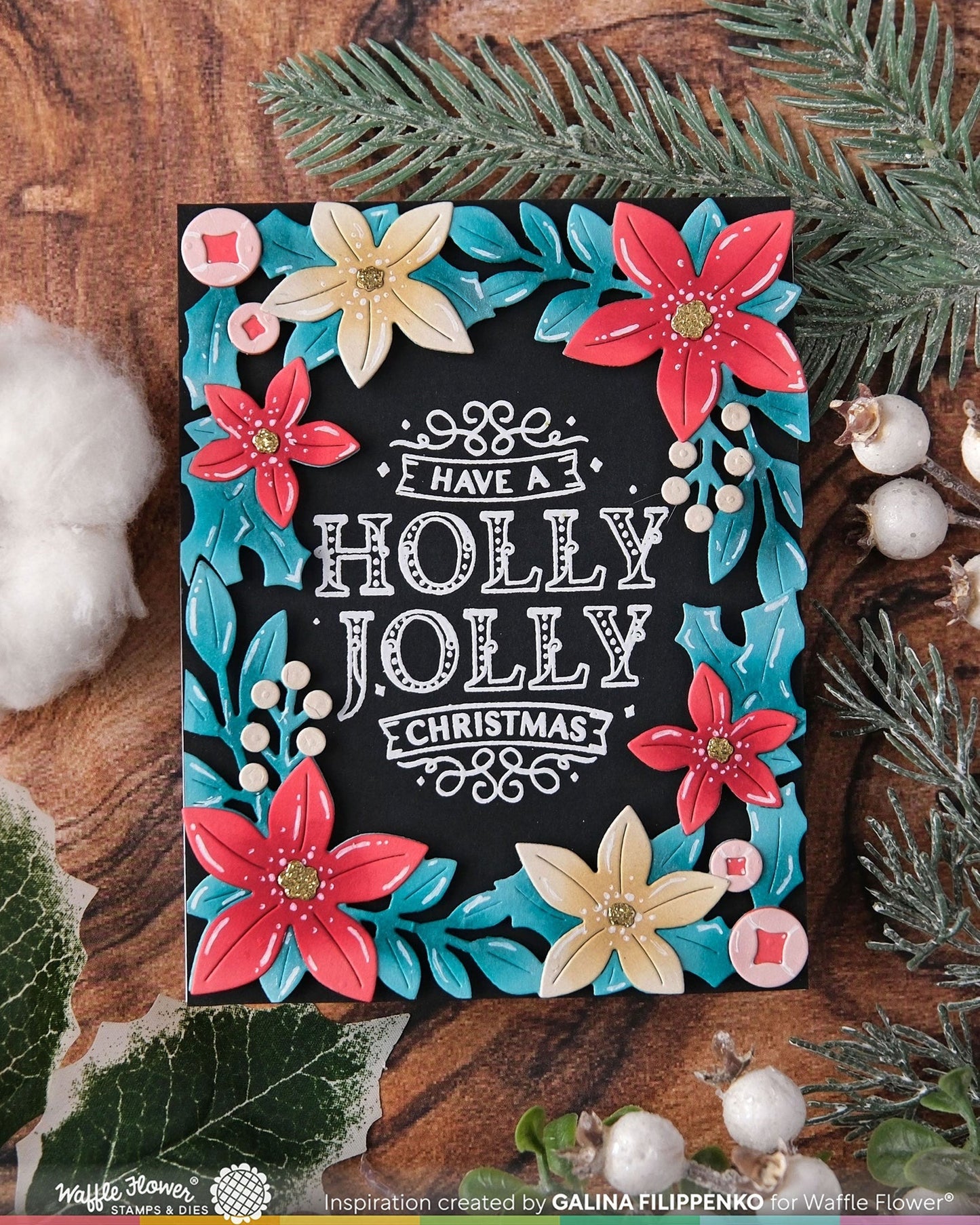 Poinsettia Frame Die 
