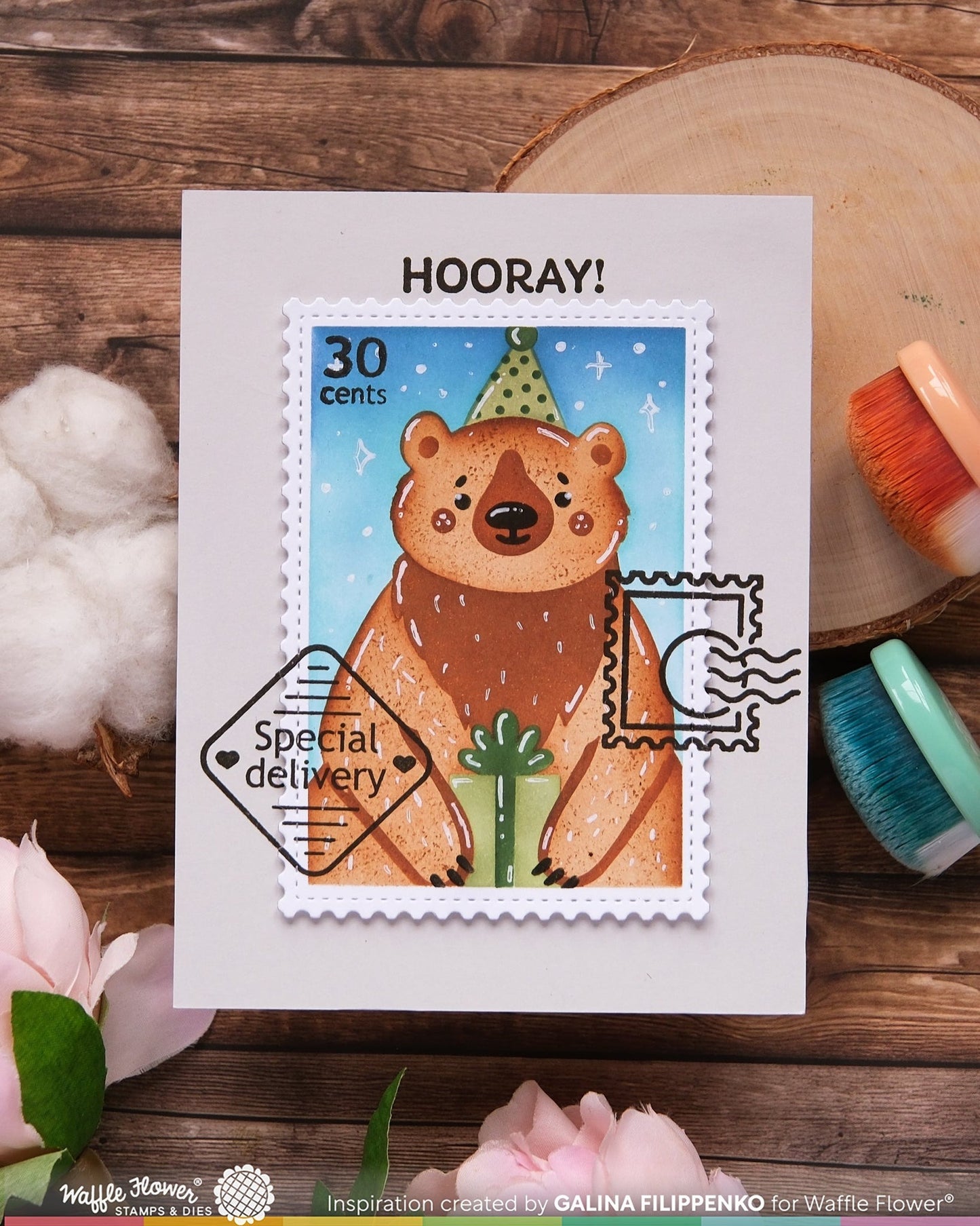 Nesting Postage Collage Die 