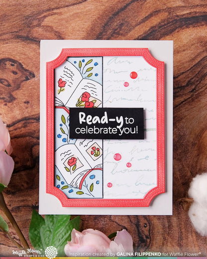 Round Bookmark - Book Lover Stamp Set 