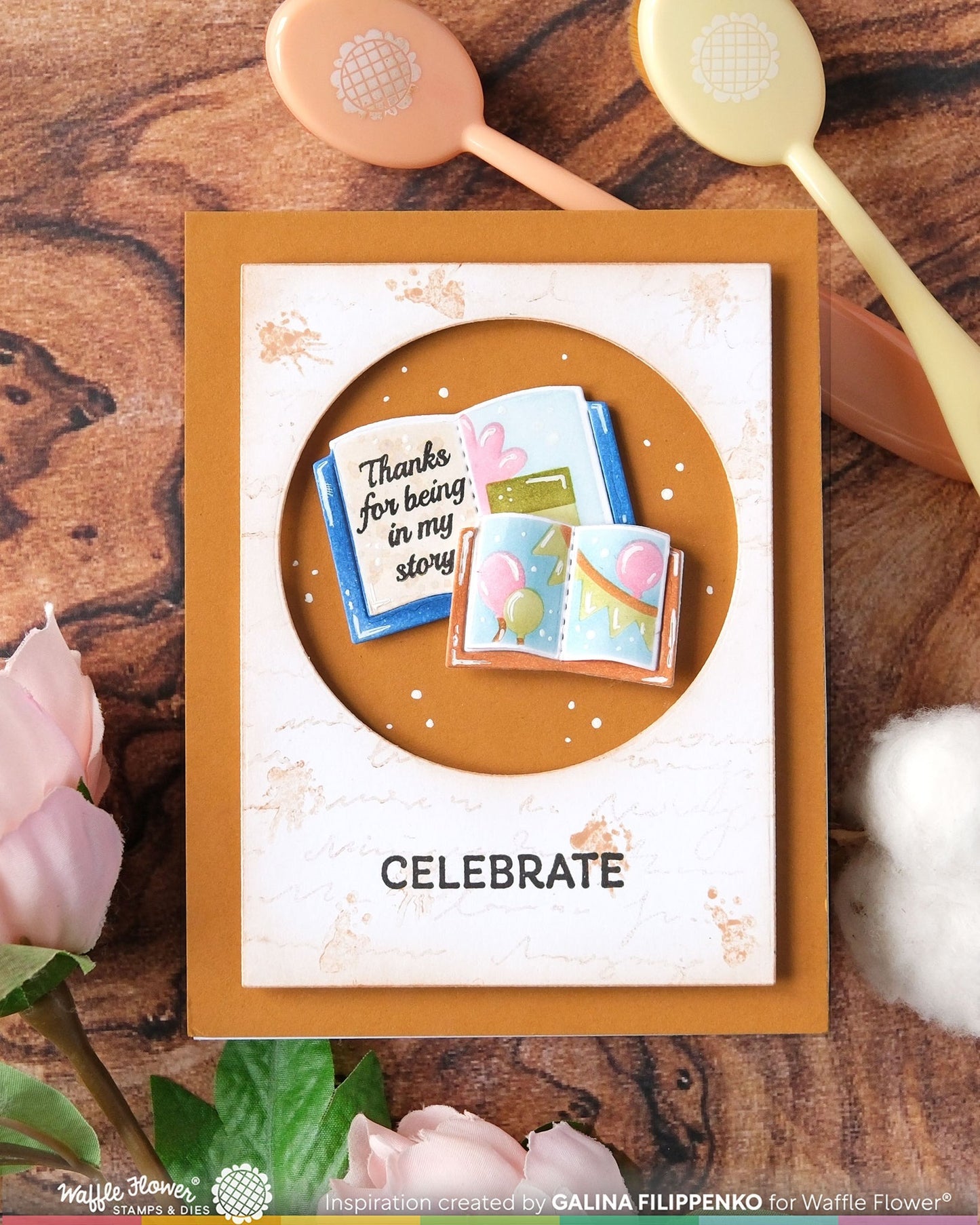 Open Book Trio Sentiments Stamp Set 