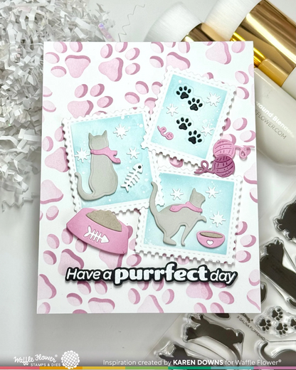 Pawder Day Sentiments Stamp & Die
