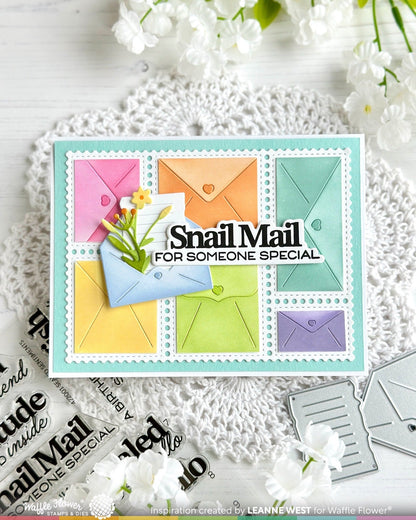 Postage Collage Envelope Die 