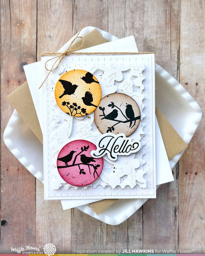 Postage Collage Wild Birds Stamp Set 