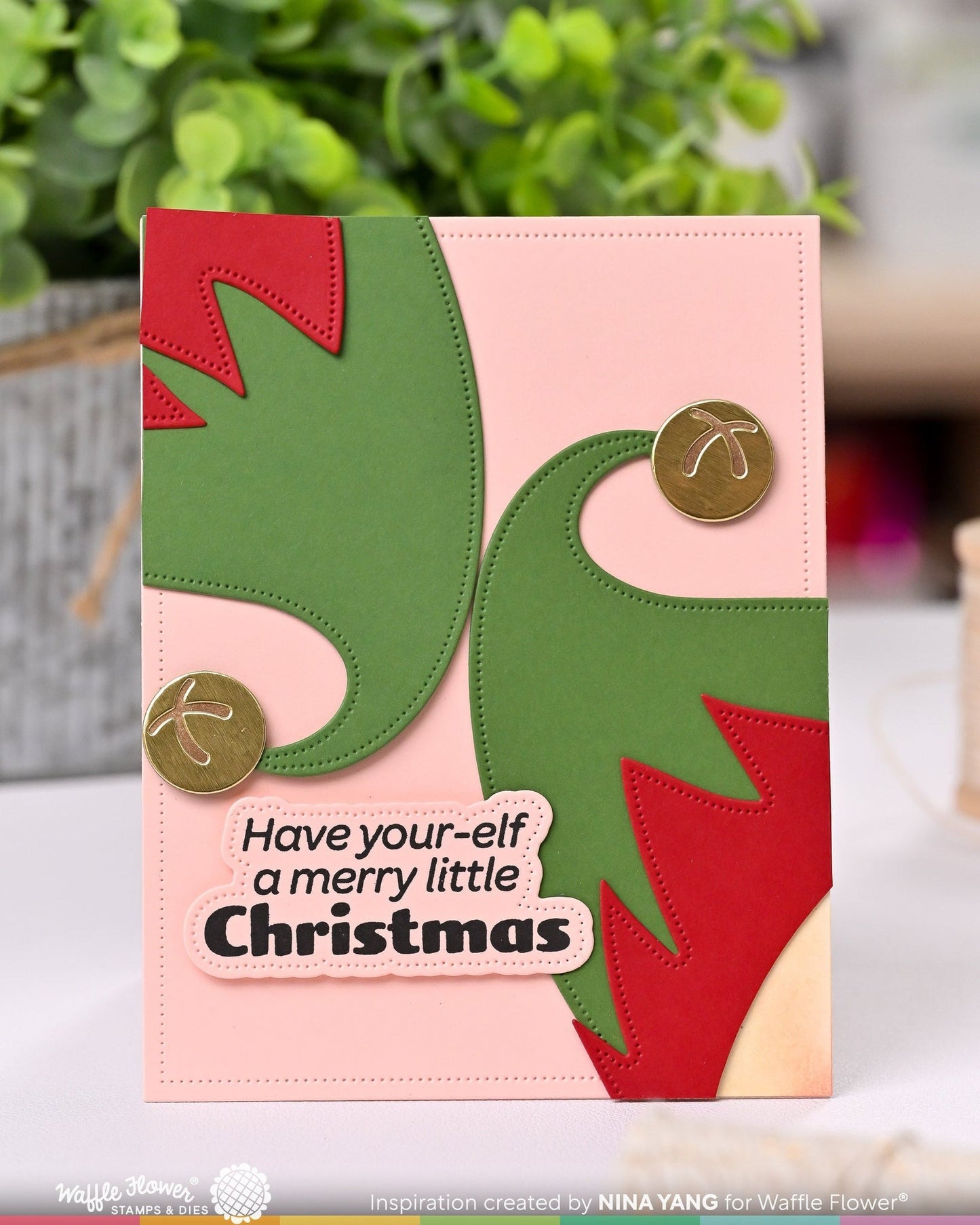 Elf-tastic Sentiments Stamp & Die 