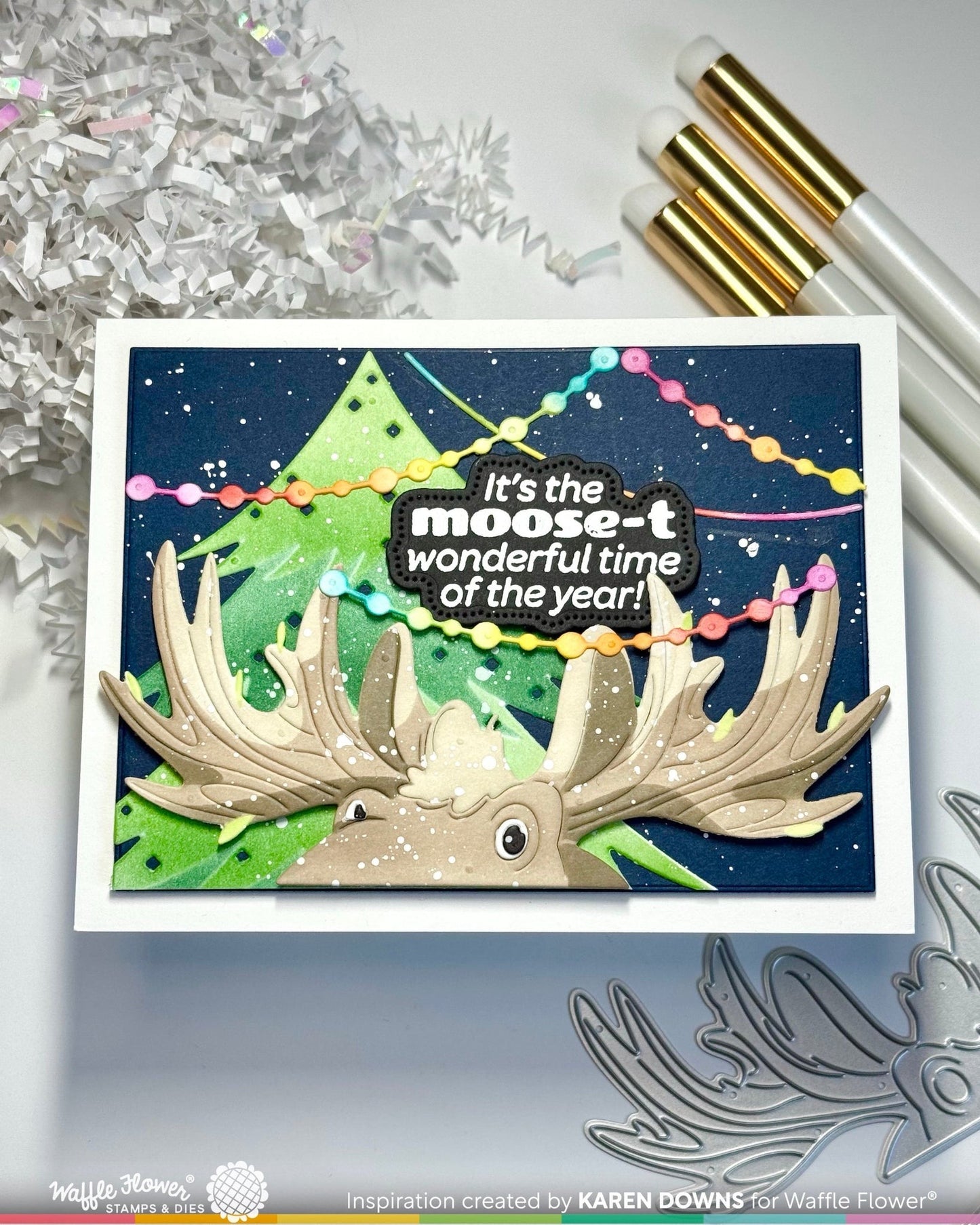 A-moose-ing Sentiments Stamp & Die