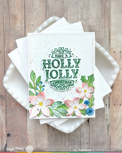 Poinsettia Frame Die 