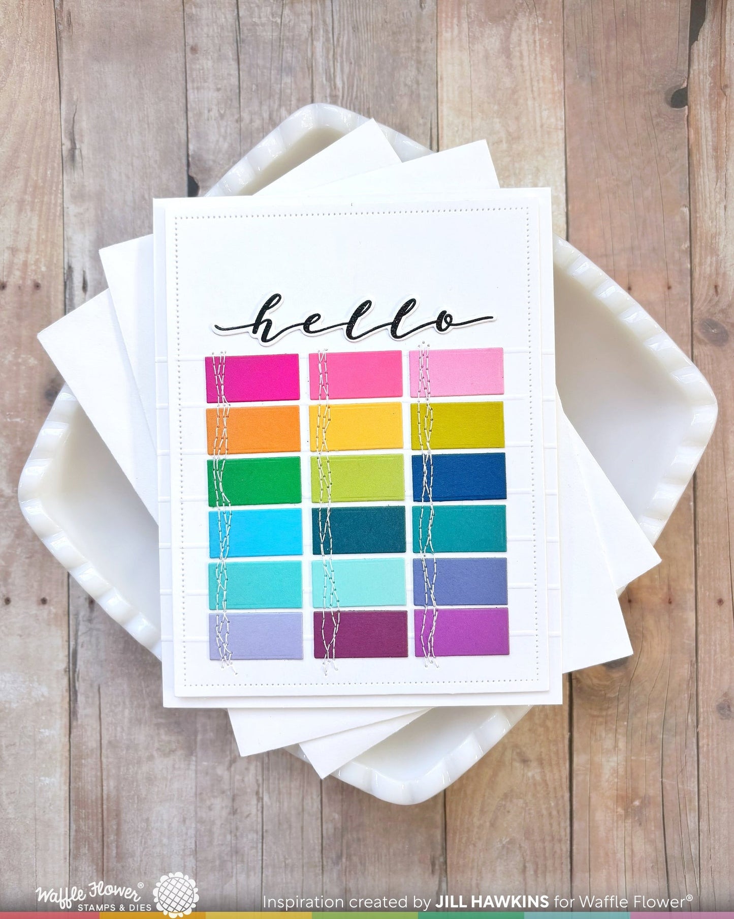 Script Greetings Stamp & Die